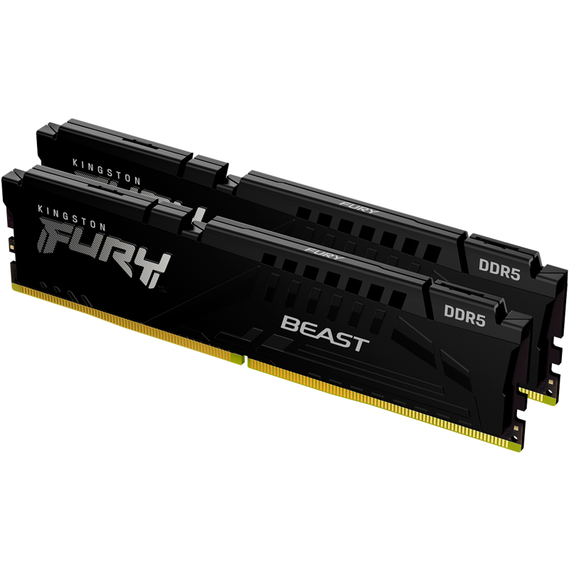 Оперативная память Kingston KF552C40BBK2-32, 32 ГБ (2x16 ГБ), DDR5, 5200 МГц, DIMM, PC5-48000, CL40