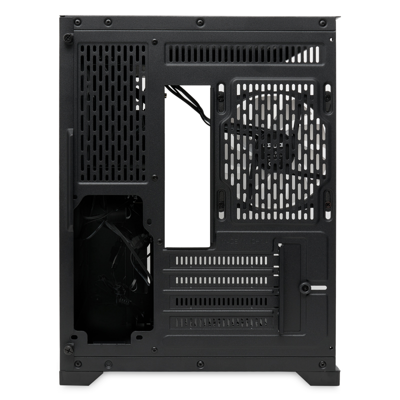 Корпус для ПК Hspd F330, Mini Tower, чёрный, под mATX, Mini-ITX, материал закалённое стекло, сталь, фото 4