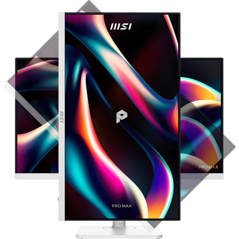 Монитор MSI PRO MAX 241PHW E14, 23.8 дюйма, 1920x1080, 144 Гц, IPS, 300 кд/м², белый, фото 2