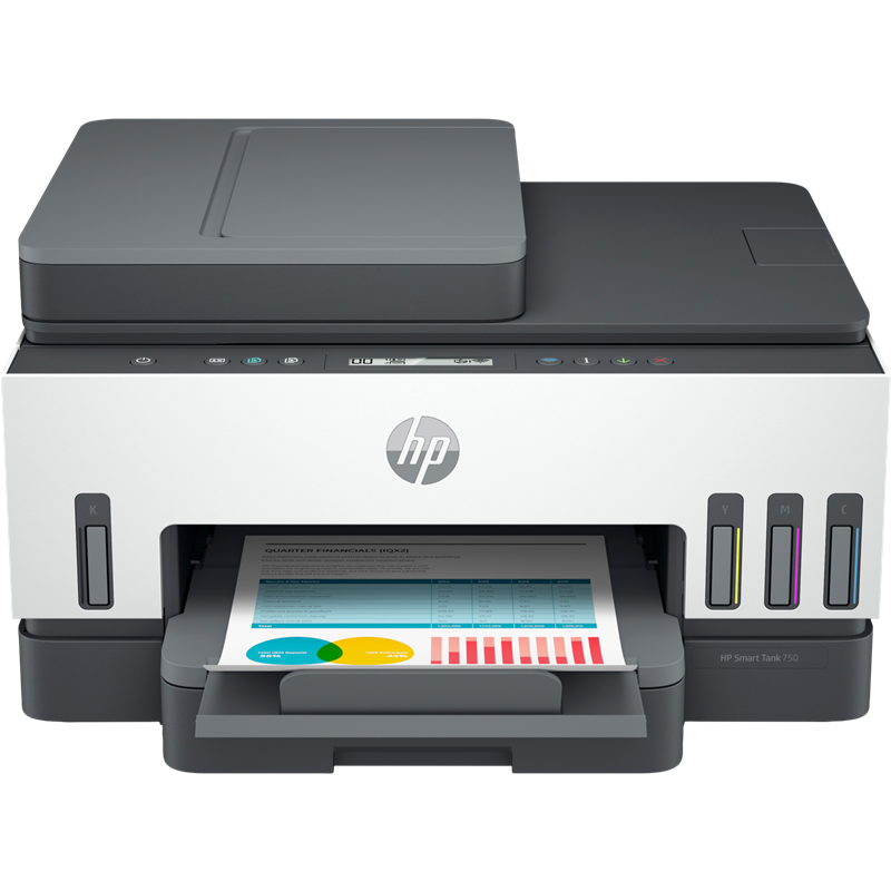 МФУ струйное HP Smart Tank 750, A4, цветная печать, 15 стр./мин, двусторонняя печать, USB, Wi-Fi, фото 16