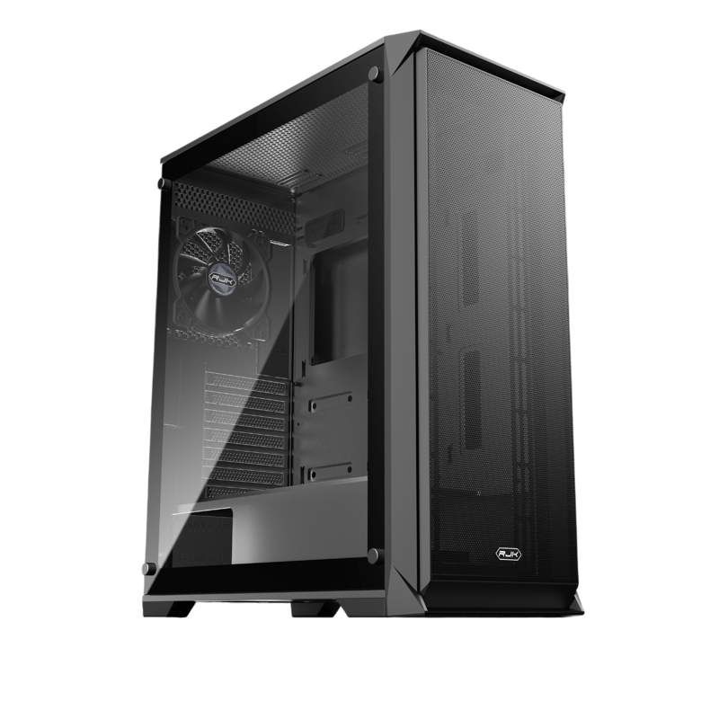 Корпус для ПК Raijintek ARCADIA 41, Midi Tower, чёрный, под ATX, mATX, mITX