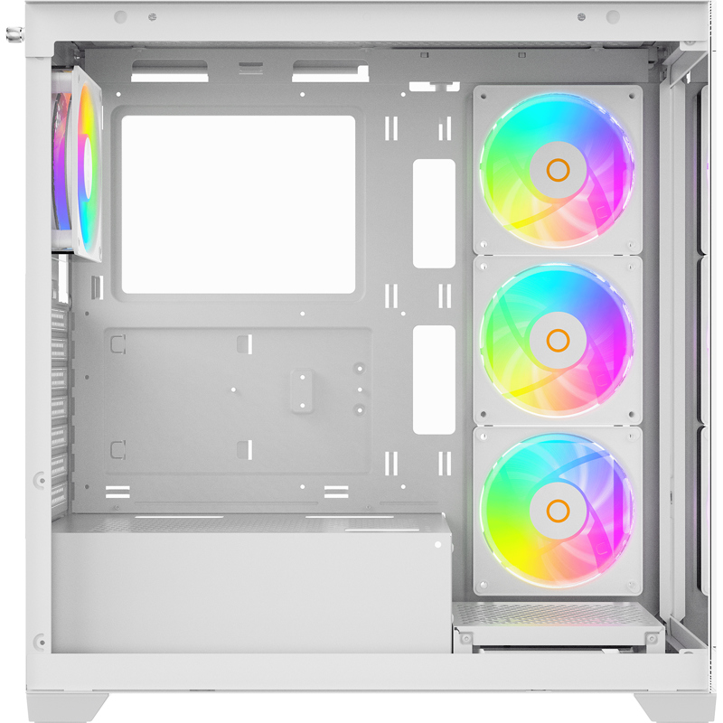 Корпус для ПК Ocypus Gamma C72 WH ARGB, Midi Tower, белый, под ATX, mATX, mITX, подсветка ARGB, фото 5