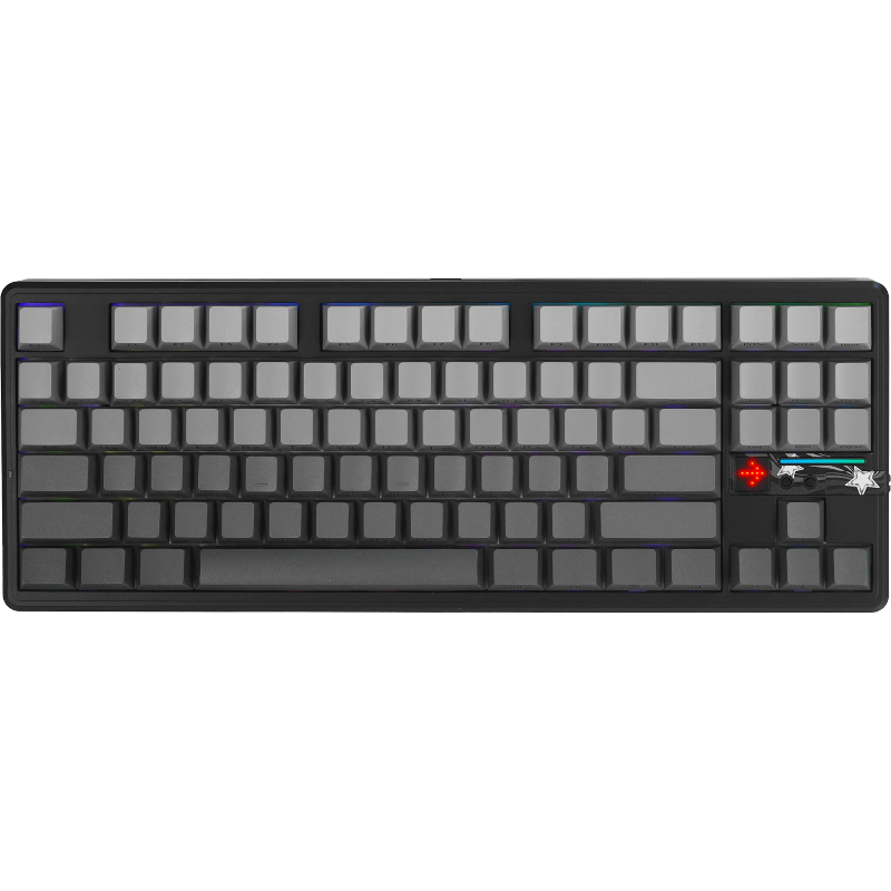 Клавиатура AULA F87Pro V2, проводное и беспроводное подключение, серый, подсветка