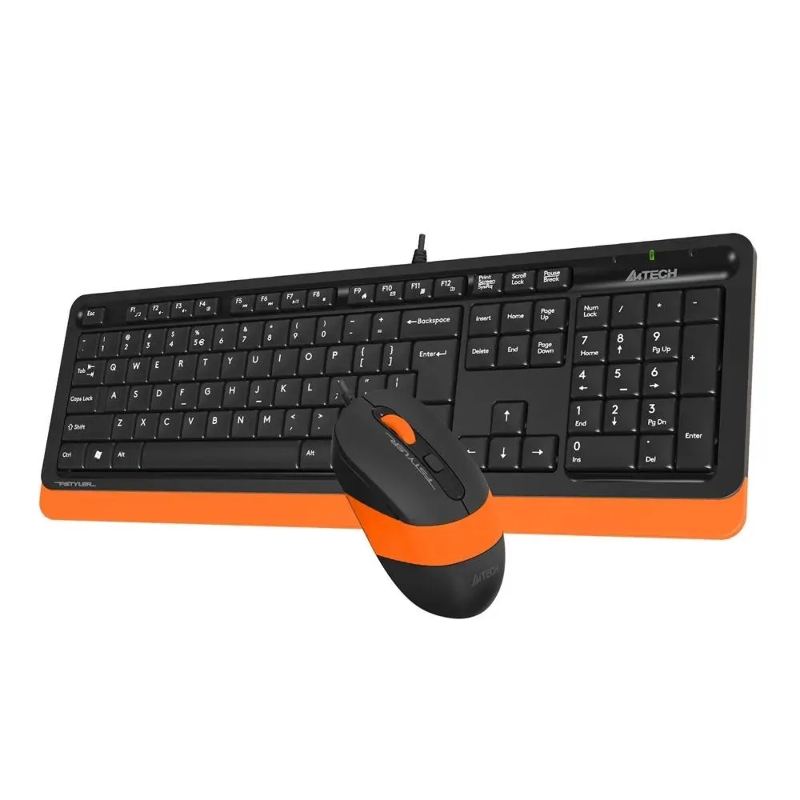 Комплект клавиатура и мышь A4Tech + Fstyler F1010, проводное подключение, USB-A, чёрный, фото 3
