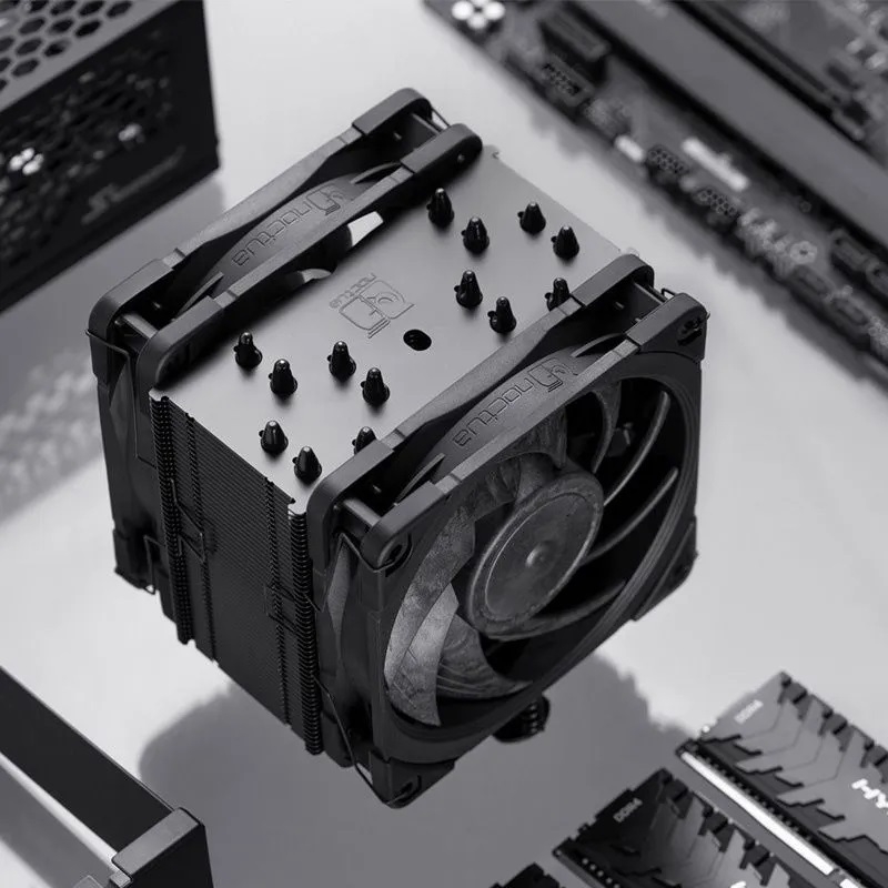 Кулер для процессора Noctua NH-U12A chromax.black, AM4, AM5, LGA115X, LGA1200, LGA1700, LGA1851, фото 4