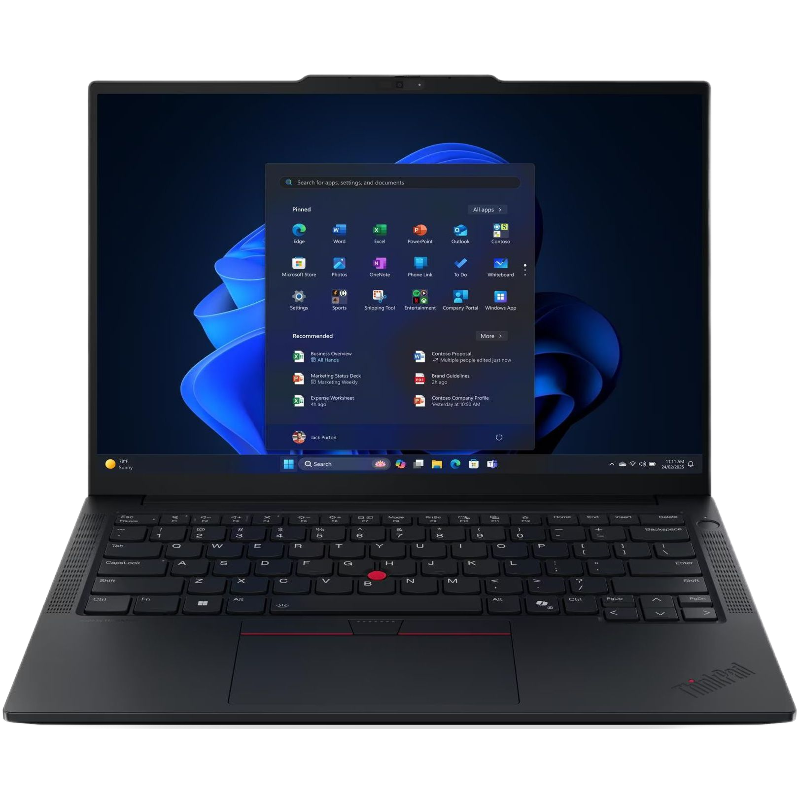 Ноутбук Lenovo ThinkPad E14 G7 14" WUXGA IPS, Core5 210H, 16GB, 512GB SSD, 48Wh, Intel Graphics, FHD+IR Cam, Intel WiFi+BT FP, BKLT KB, NO OS, 1Y