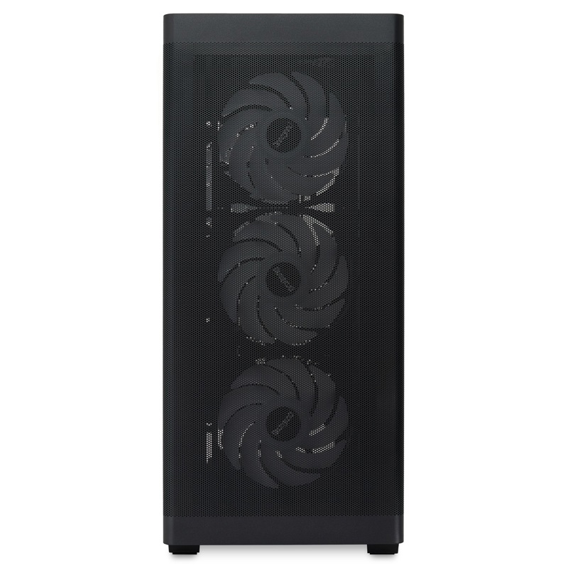 Корпус для ПК Hspd M520, Midi Tower, чёрный, под ATX, mATX, Mini-ITX, материал закалённое стекло, сталь, фото 4