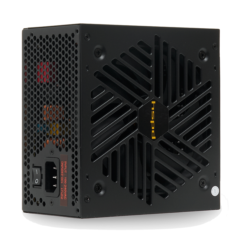 Блок питания Hspd HSI-1000GF-BK, 1000 Вт, 80 PLUS Gold, ATX, вентилятор 120x120 мм