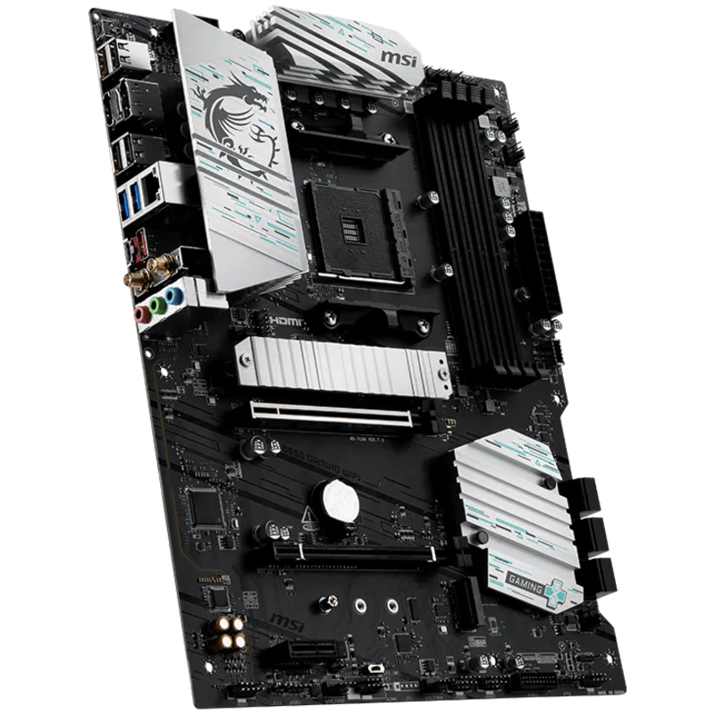 Материнская плата MSI B550 WIFI, AM4, AMD B550, DDR4, DIMM, фото 3