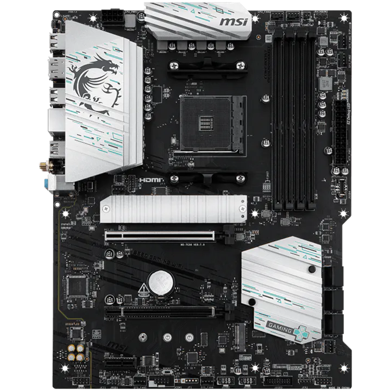 Материнская плата MSI B550 WIFI, AM4, AMD B550, DDR4, DIMM, фото 2