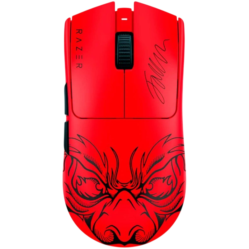 Мышь Razer Viper V3 Pro - Faker, USB-C, радиоканал, 35000 dpi, красный