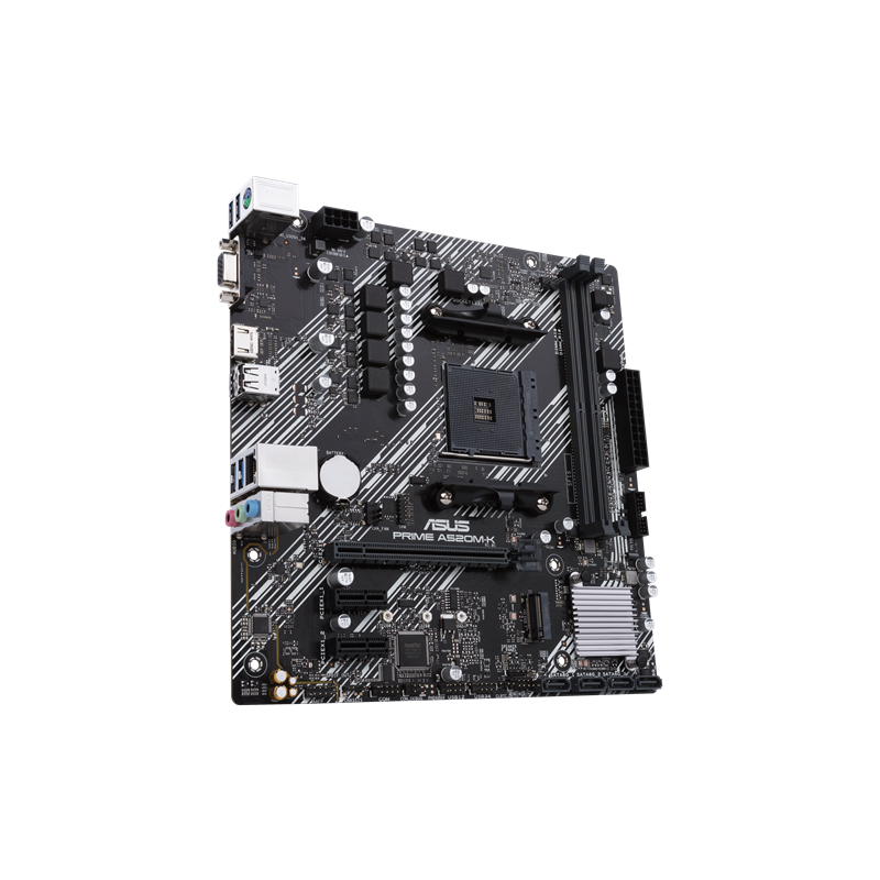 Материнская плата ASUS PRIME A520M-K, AM4, AMD A520, Micro-ATX, DDR4, фото 5