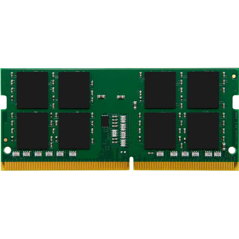 Оперативная память Kingston KVR32S22D8/16, 16 ГБ, DDR4, 3200 МГц, SO-DIMM, PC4-25600, CL22