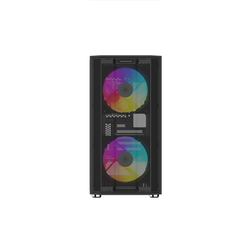 Корпус для ПК Sama S30, Midi Tower, чёрный, под mATX, mITX, материал закалённое стекло, сталь, фото 6