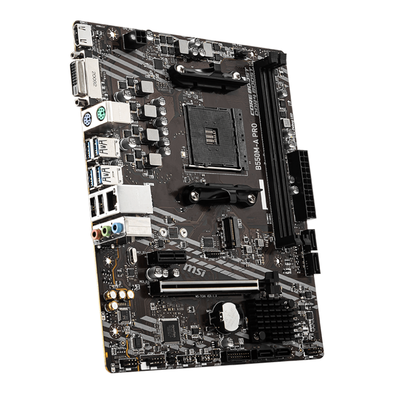 Материнская плата MSI B550M-A PRO, AM4, AMD B550, mATX, DDR4, DIMM, фото 4