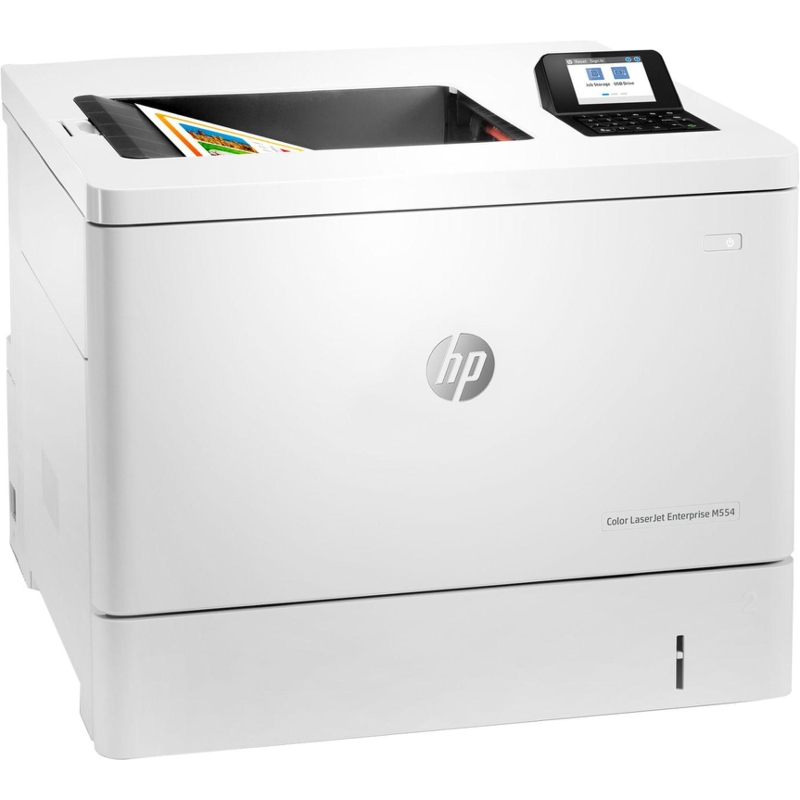 Принтер лазерный HP Color LaserJet Enterprise M554dn, A4, 33 стр./мин, двусторонняя печать, USB, Ethernet, фото 3