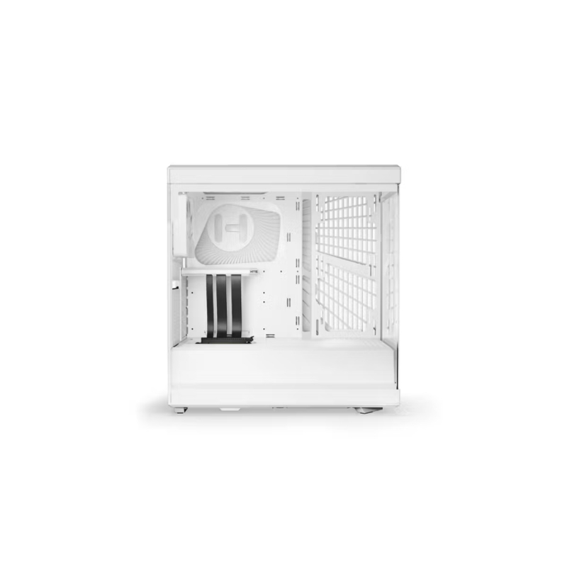 Корпус для ПК Hyte Y40, Midi Tower, белый, под ATX, mATX, Mini-ITX, материал закалённое стекло, сталь, фото 4