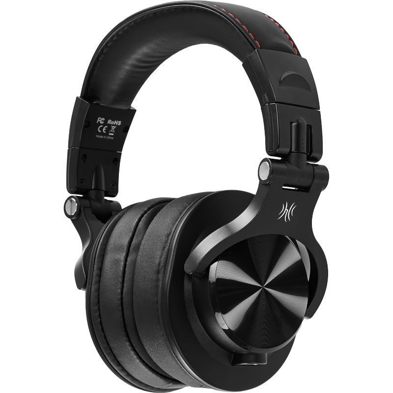 Гарнитура Oneodio A70, Bluetooth 5.2, Jack, Mini-jack, USB Type-C, полноразмерные, чёрный, 6974028140021
