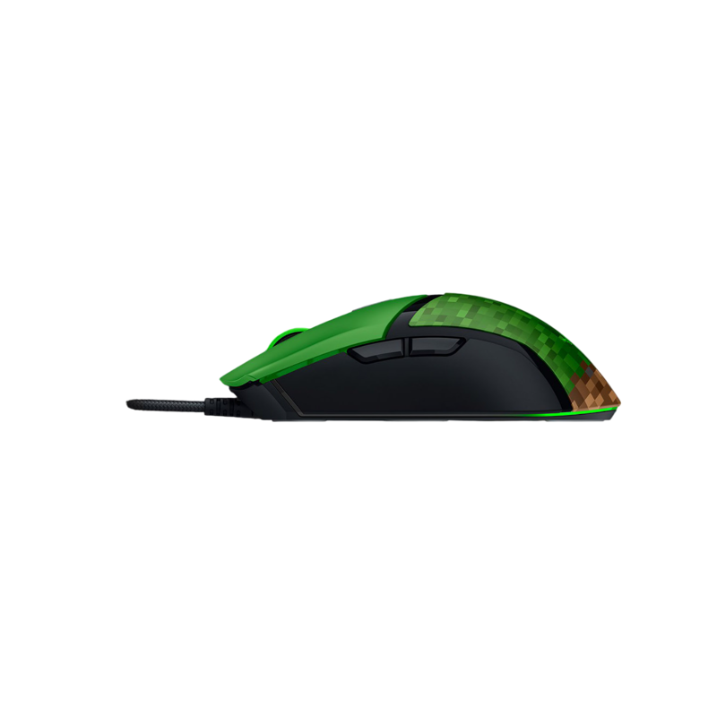 Мышь Razer Cobra - Minecraft, проводное подключение, USB-A, 8500 dpi, зелёный, подсветка, фото 7
