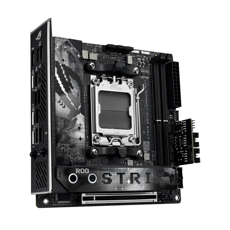 Материнская плата ASUS ROG STRIX X870-I WIFI, AM5, AMD X870, Mini-ITX, DDR5, фото 3