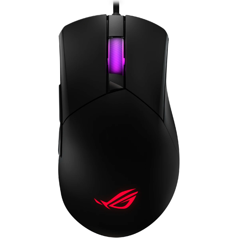 Мышь ASUS P523 ROG GLADIUS III CORE, проводное подключение, USB-A, чёрный, подсветка