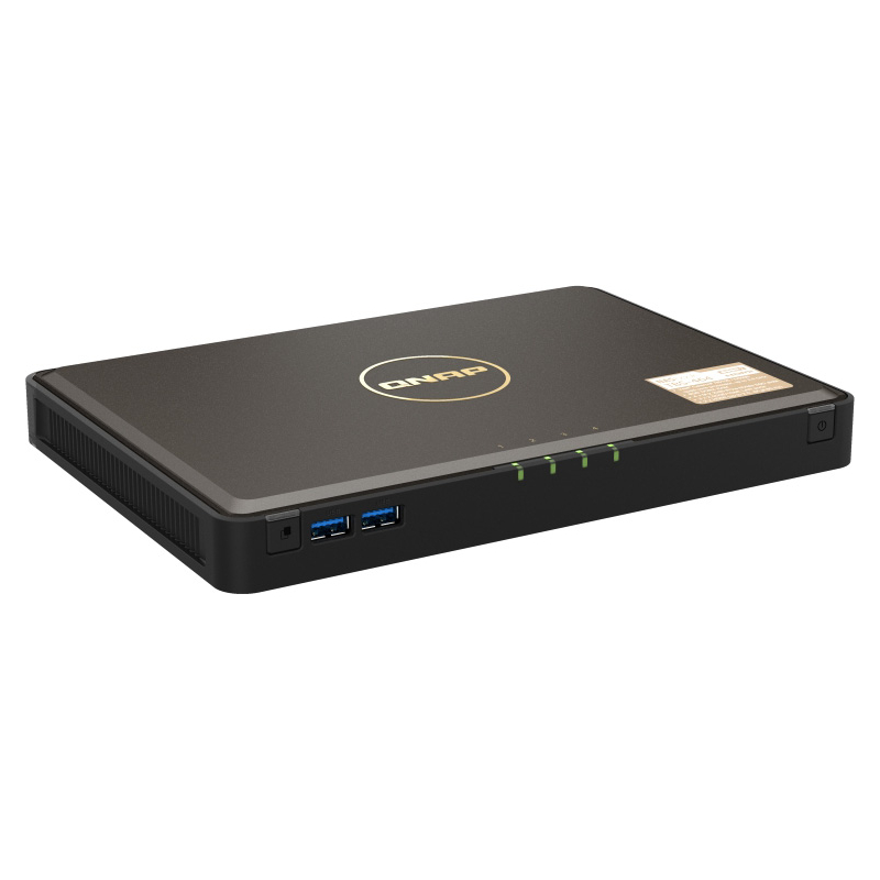 Сетевое хранилище NAS QNAP SMB NAS 4-bay M.2 NVMe, Intel Celeron N5105, 8 ГБ ОЗУ, фото 2