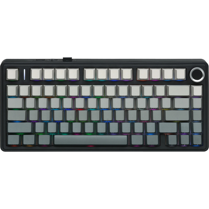 Клавиатура AULA F75 Gradient Reaper, проводное и беспроводное подключение, серый, подсветка
