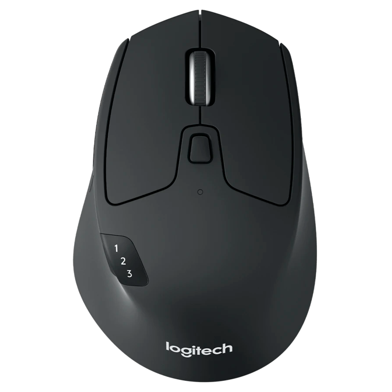 Мышь Logitech M720 Triathlon, Bluetooth, 1000 dpi, чёрный