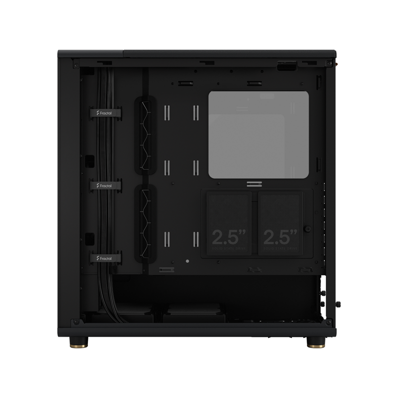 Корпус для ПК Fractal Design North TG Dark Tint, Midi Tower, чёрный, под ATX, mATX, Mini-ITX, фото 5