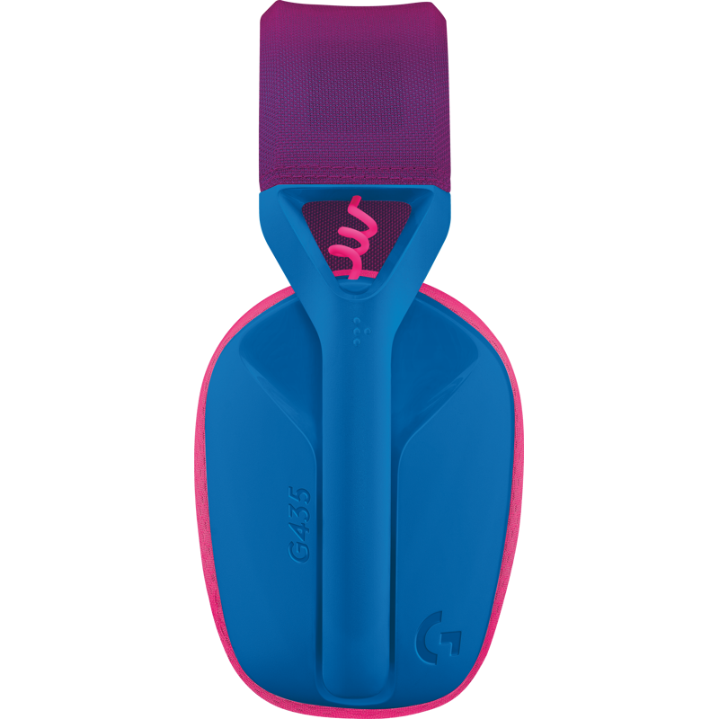 Гарнитура Logitech G435 LIGHTSPEED BLUE, радиоканал, Bluetooth 5.0, полноразмерные, голубой, для геймеров, фото 6