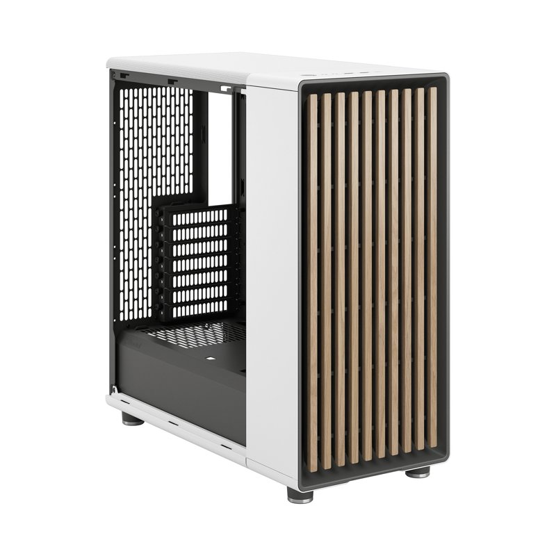 Корпус для ПК Fractal Design North TG Clear Tint, Midi Tower, белый, под ATX, mATX, Mini-ITX, фото 7