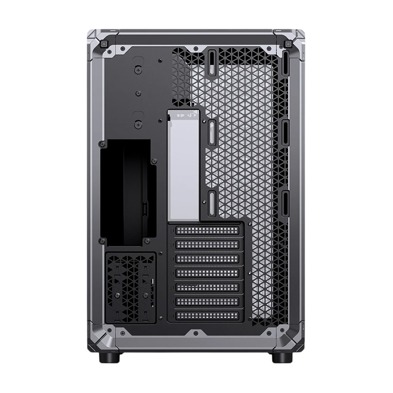 Корпус для ПК Jonsbo X400 Pro, Midi Tower, серый, под ATX, mATX, mITX, материал закалённое стекло, сталь, фото 3
