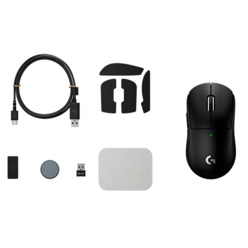 Мышь Logitech G PRO X SUPERLIGHT 2c compact, радиоканал, 44000 dpi, черный, фото 3