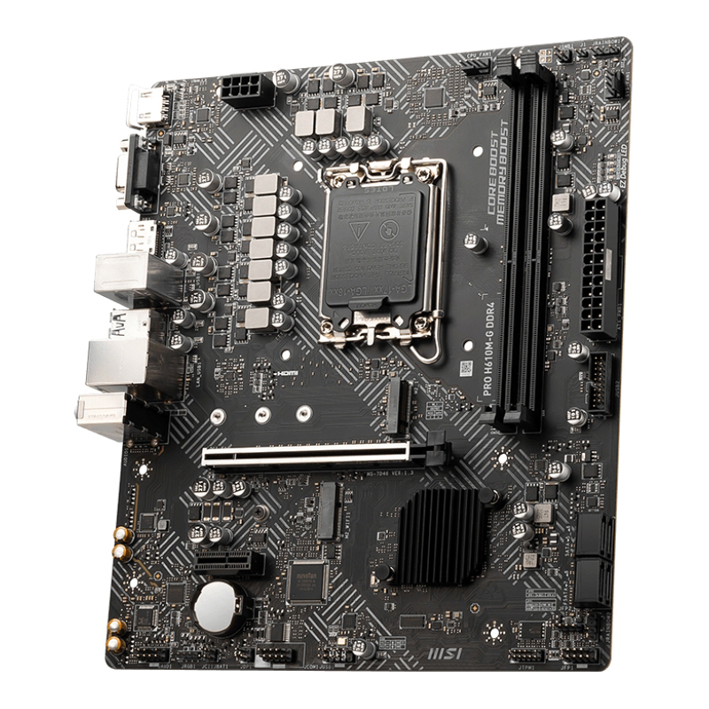 Материнская плата MSI INTEL H610 s1700, LGA1700, Micro-ATX, DDR5, фото 3