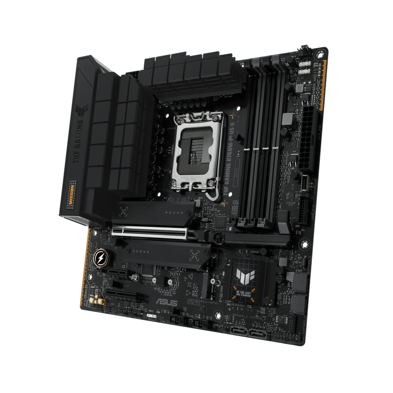 Материнская плата ASUS TUF B760M-PLUS II, LGA1700, Intel B760, mATX, DDR5, фото 3