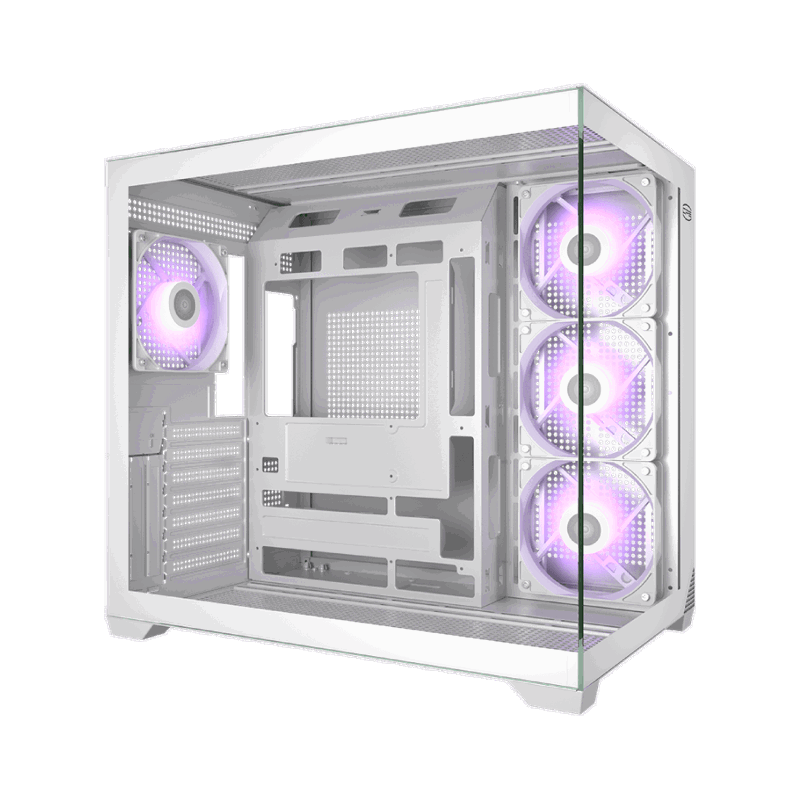 Корпус для ПК PcCooler C3T700 ARGB WH, Midi Tower, белый, под ATX, mATX, Mini-ITX, подсветка ARGB, фото 31