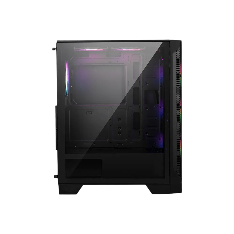Корпус для ПК MSI MAG FORGE, Midi Tower, чёрный, под ATX, mATX, mITX, подсветка ARGB, фото 4