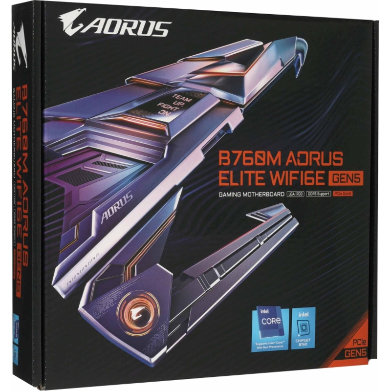 Материнская плата Gigabyte B760M A E WF6E GEN5, LGA1700, Intel B760 Express, Micro-ATX, DDR5, фото 8
