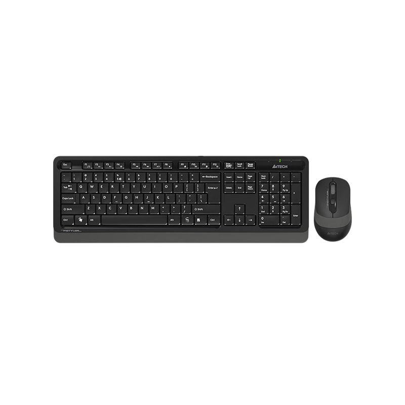 Комплект клавиатура и мышь A4Tech + Fstyler FG1010, радиоканал, серый