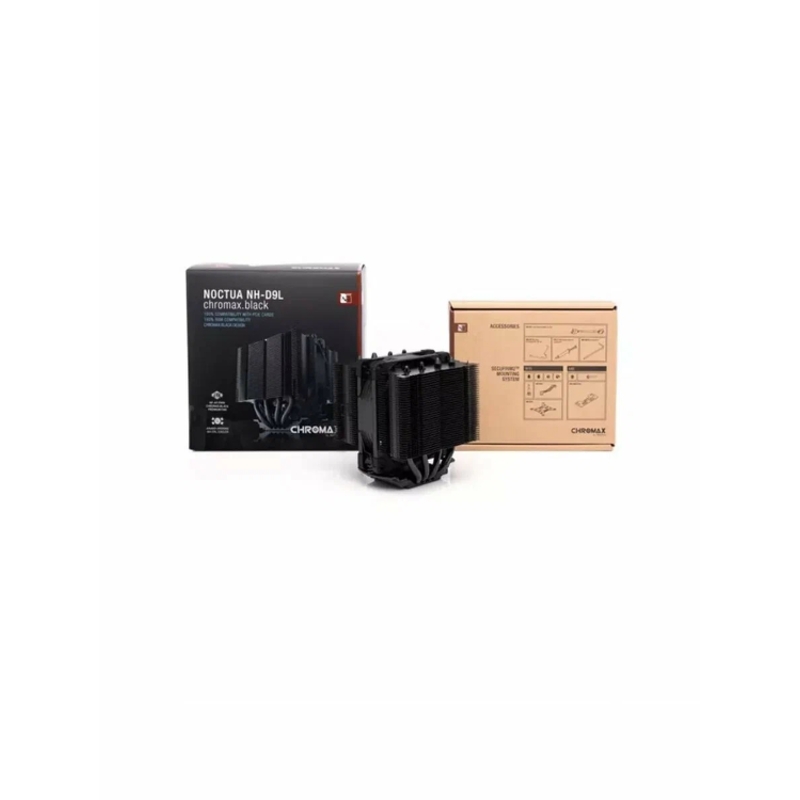 Кулер для процессора Noctua NH-D9L chromax.black, AM4, AM5, LGA115X, LGA1200, LGA1700, LGA1851, фото 2