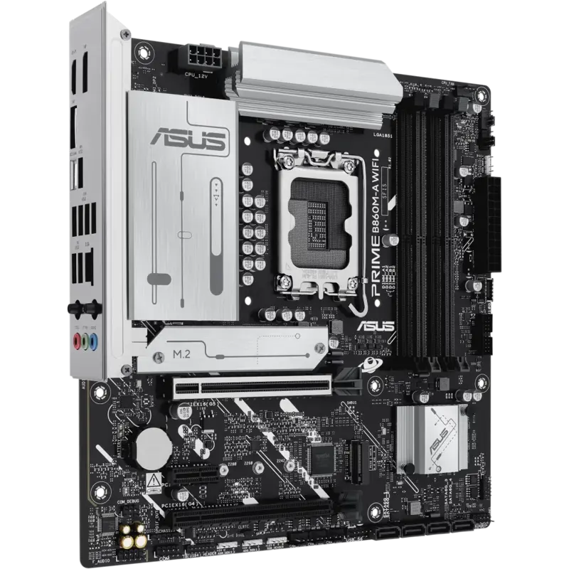 Материнская плата ASUS PRIME B860M-A WIFI, LGA1851, Intel B860, mATX, DDR5, фото 3