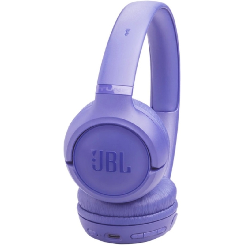 Наушники JBL T530BT, Bluetooth 6.0, USB Type-C, накладные, фиолетовый, крепление оголовье, фото 5