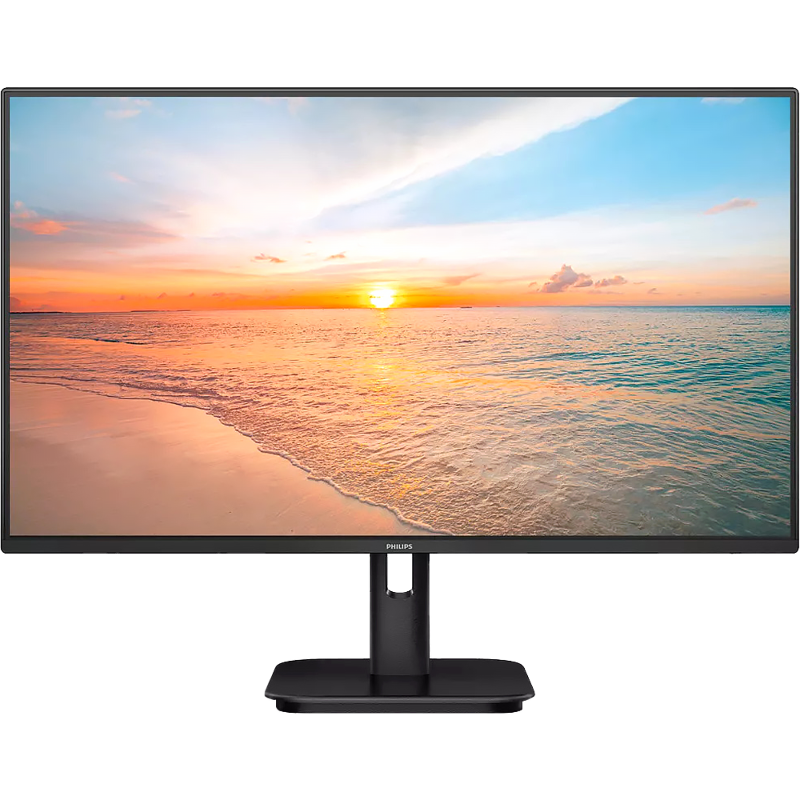 Монитор Philips 24E1N2100D, 23.8 дюйма, 1920x1080, 120 Гц, IPS, чёрный, DVI-D x 1, HDMI x 1 и др.