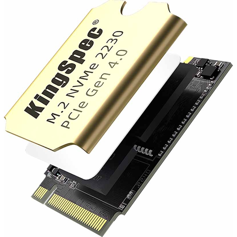 Твердотельный накопитель Kingspec SSD XF-1TB 2230, 1 ТБ, 3D NAND, чтение 5000 МБ/с, 1200 ТБ, фото 3