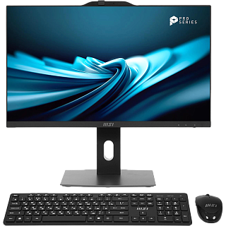 Моноблок/ PRO AP242P 14M-1211XRU   23.8"(1920x1080 IPS)/Intel Core i5 14400(2.5Ghz)/16384Mb/512PCISSDGb/noDVD/Int:Intel UHD Graphics 730/Cam/BT/WiFi/-/war 1y/4.63kg/Black/noOS + Wireless KB+M