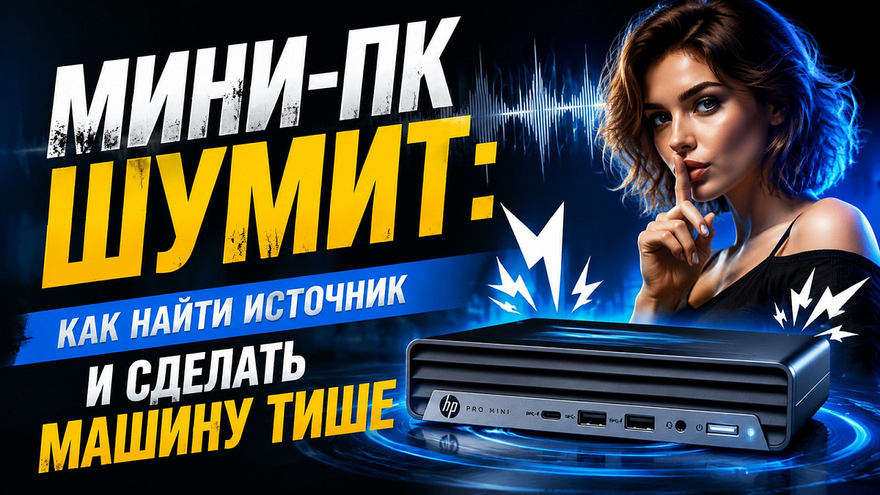 Мини-ПК шумит: как найти источник и сделать машину тише