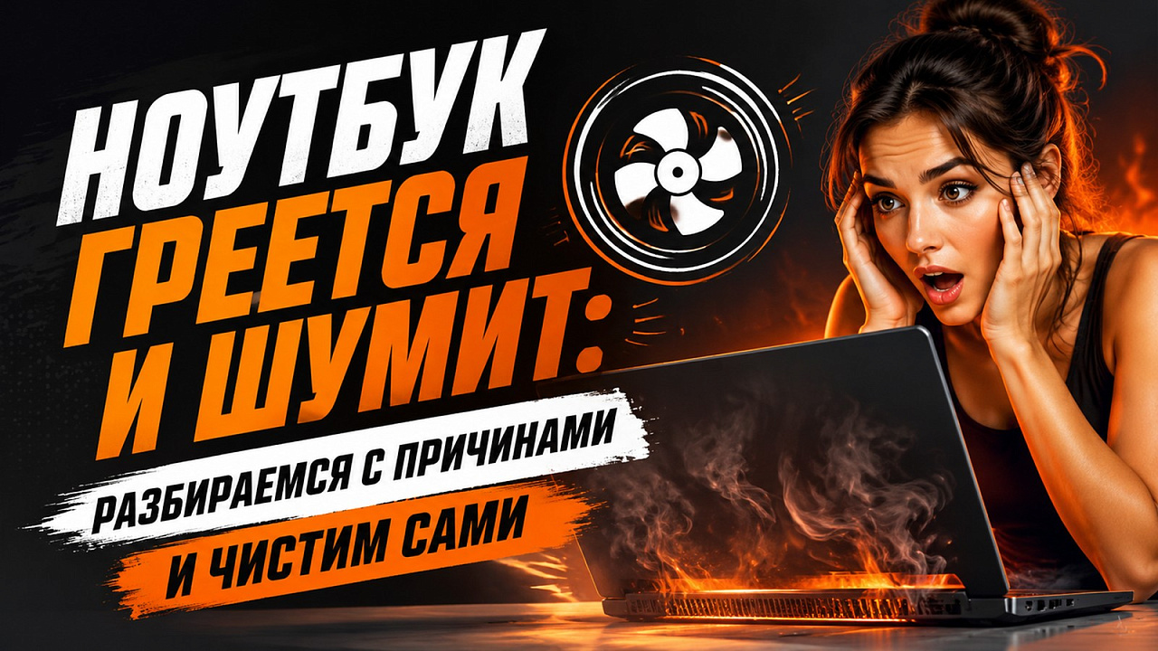 Ноутбук греется и шумит: разбираемся с причинами и чистим сами