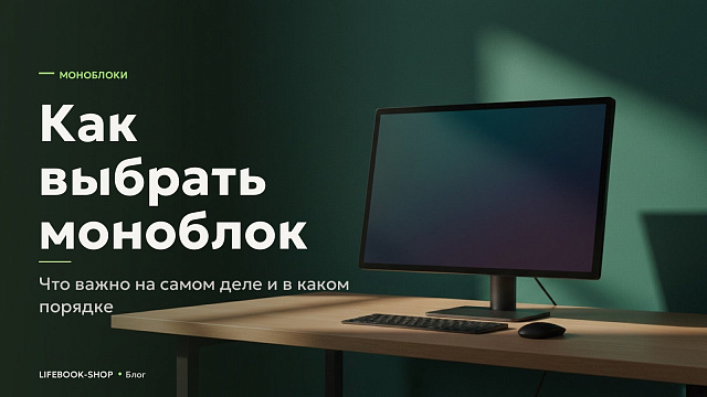 Как выбрать моноблок: что важно на самом деле и в каком порядке