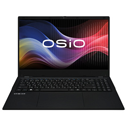 Ноутбук Osio BaseLine, N100, 8 ГБ ОЗУ, 256 ГБ, 15.6 дюйма, 1920x1080, IPS, Intel, Alder Lake, 60 Гц, чёрный