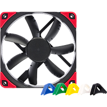 Корпусной вентилятор Noctua Cooler NF-S12A PWM chromax.black.swap, вентилятор 120 мм, 1200 об/мин, чёрный, шум 17.8 дБА